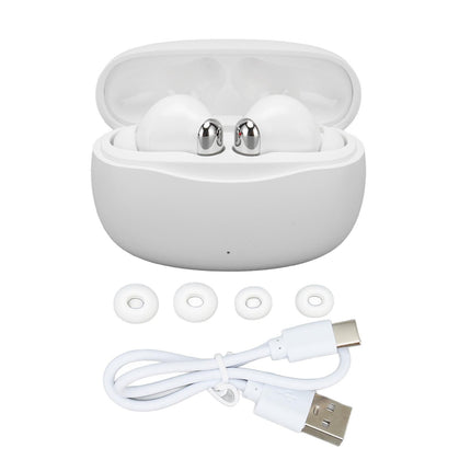 Language Translator Earbuds 144 Languages Noise Reduction Bluetooth 5.3 Wireless Smart Earphone White