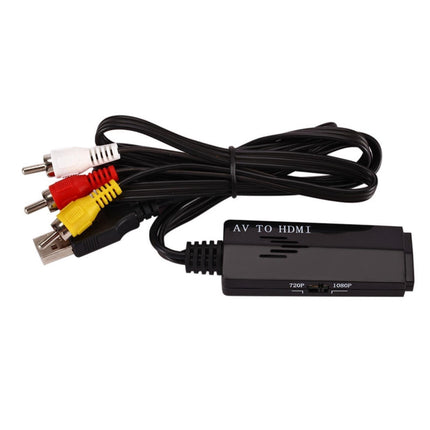 1080P High Clarity HDMI-compatible Male to Female RCA AV Video Audio Converter Cable Cord Adapter Long