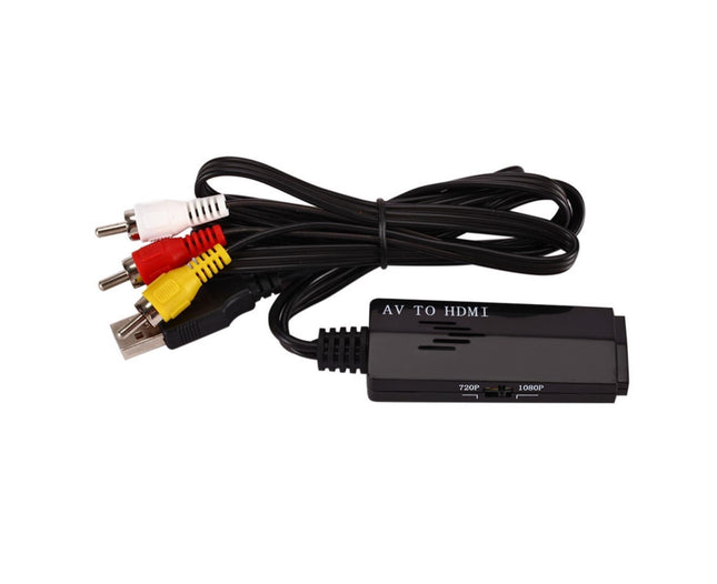 1080P High Clarity HDMI-compatible Male to Female RCA AV Video Audio Converter Cable Cord Adapter Long – product detail
