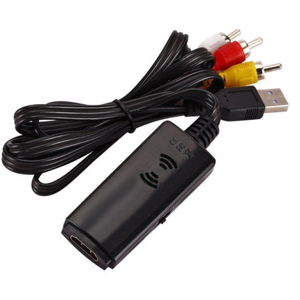 1080P High Clarity HDMI-compatible Male to Female RCA AV Video Audio Converter Cable Cord Adapter Long
