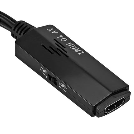 1080P High Clarity HDMI-compatible Male to Female RCA AV Video Audio Converter Cable Cord Adapter Long