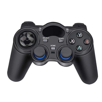 2.4G Wireless Gamepad with OTG Converter and Mobile Phone Holder for PS3 Phone Black