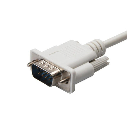 2Pcs 1.5/3/5m RS232 DB9 9Pin Serial Male to Male COM Port Data Converter Cable