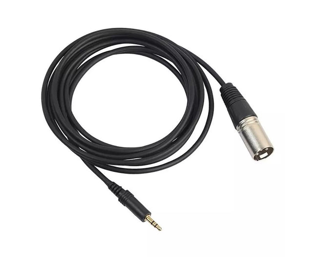 3.5mm Stereo Jack Plug to 3 Pin XLR Male Microphone Audio Cable Cord Adapter V1263-JX-1048
