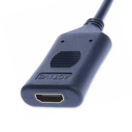 Active Display Port DP to HDMI-compatible Adapter Cable 4K 60HZ Male to Female Connector Black