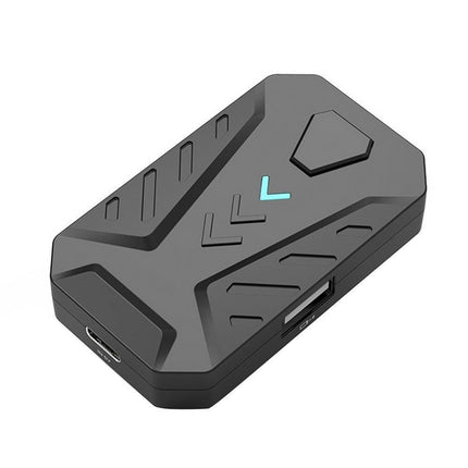 Bluetooth Gaming Keyboard Mouse Converter Adapter for iOS Android Phone Tablet Black