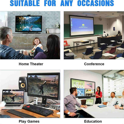 Compatible USB Type C to HDMI-compatible Cable 4K 60HZ Converter Adapter for Thunderbolt 3 Grey