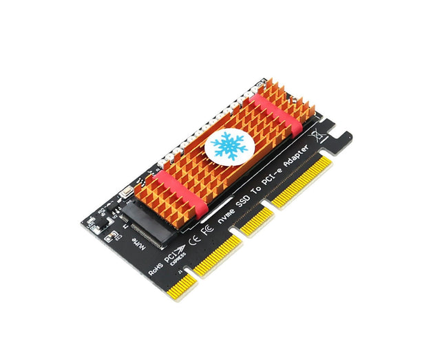 Converter Board Driver-free High Strength with Cool Light NVME SSD to PCI-E Adapter Card Cooling Sheet for