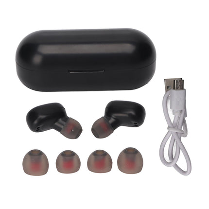 Language Translator Earbuds Support 84 Languages Wireless Bluetooth Noise Reduction Device Black