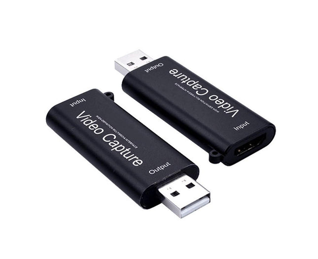 Portable 1080P USB 2.0 HDMI-compatible Video Audio Capture Card for Live Game Recording Black – product detail
