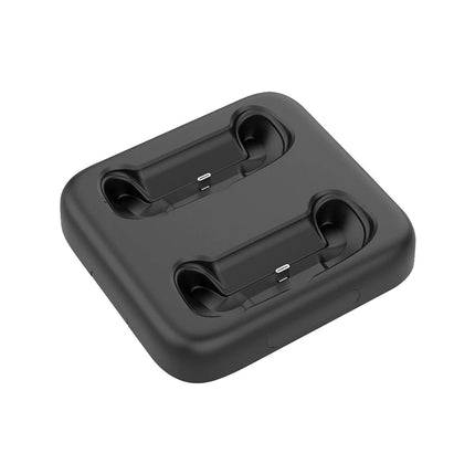 Portable Gamepad Wireless Charger with Dual Ports for Xbox Series X/S Controller Black