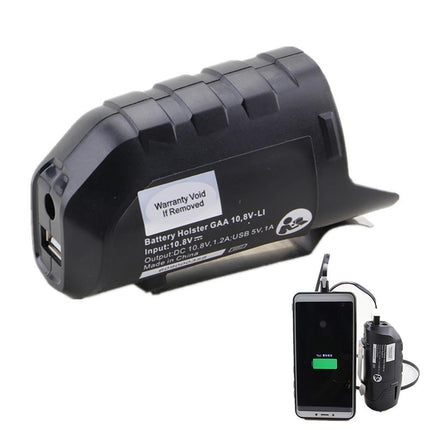 Replace USB Charging Adapter Converter for BOSCH 10.8/12V Lithium-ion Battery