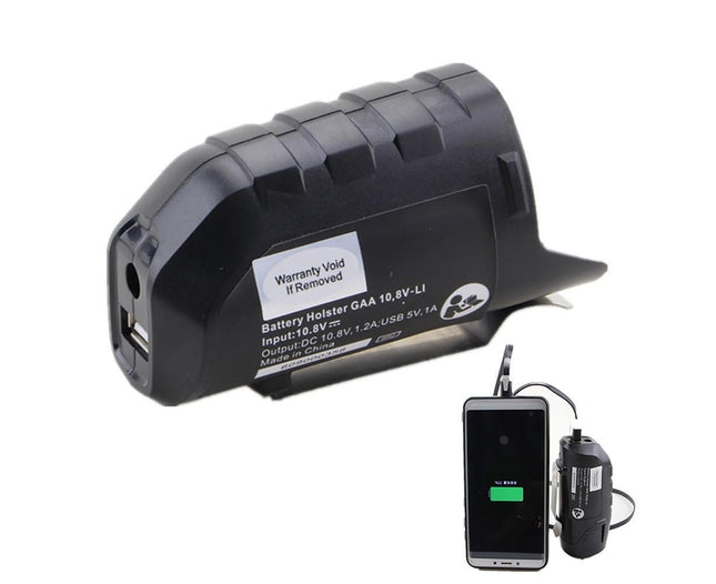 Replace USB Charging Adapter Converter for BOSCH 10.8/12V Lithium-ion Battery V1263-JX-1094
