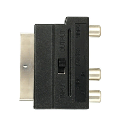 USB 2.0 Video Audio to HDD Converter Capture Card 3RCA Cable Scart RCA Adapter Black
