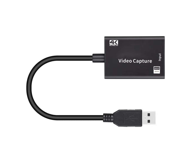 USB to HDMI-compatible High Clarity 1080P 4K Video Capture Card for Game Live Streaming Broadcast Black – product detail