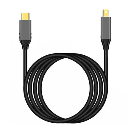 USB Type C to Mini DisplayPort DP 4K 6FT Cable Adapter Converter for MacBook Black