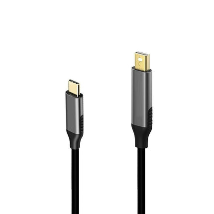 USB Type C to Mini DisplayPort DP 4K 6FT Cable Adapter Converter for MacBook Black