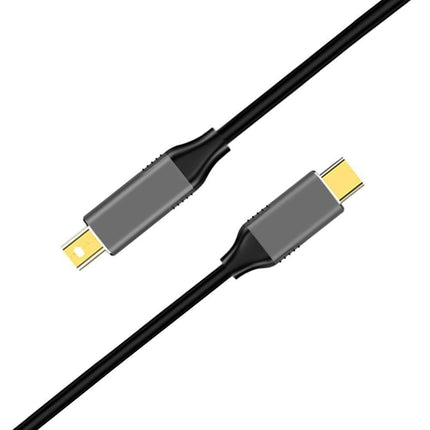USB Type C to Mini DisplayPort DP 4K 6FT Cable Adapter Converter for MacBook Black