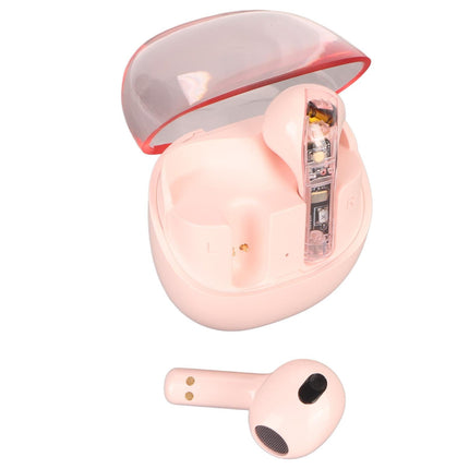 Language Translator Earbuds Support 144 Online Languages Bluetooth 5.3 Earphones Wireless Device Pink