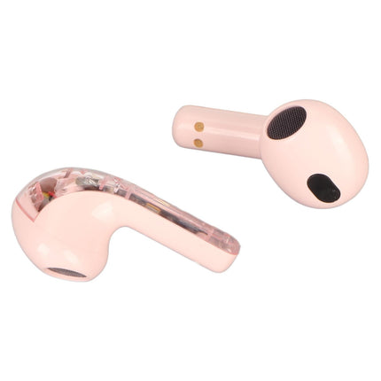 Language Translator Earbuds Support 144 Online Languages Bluetooth 5.3 Earphones Wireless Device Pink