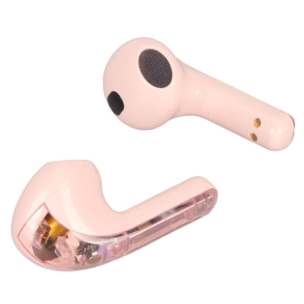Language Translator Earbuds Support 144 Online Languages Bluetooth 5.3 Earphones Wireless Device Pink