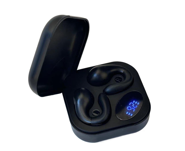 Ear Clip Bluetooth Earbuds HiFi Sound Open Ear Wireless Earphones with Power Display for Sports Running