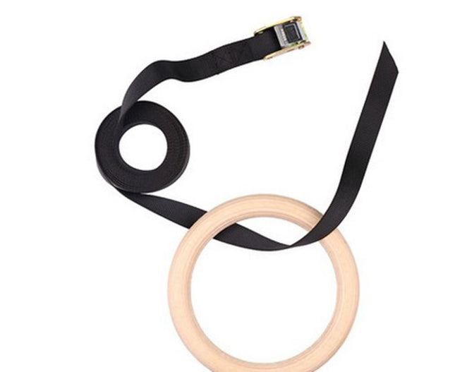 2 pcs Wood Gymnastic Rings