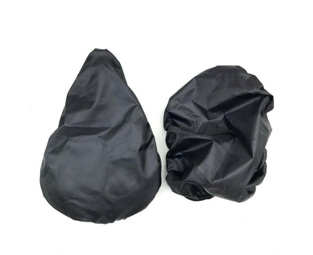 Bicycle Seat Cover 2pcs Saddle Pad Bicycle Elastic Waterproof Bicycle Saddle Cover (Black) – product detail