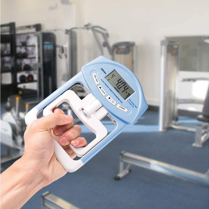 Digital Hand Dynamometer Grip Strength Measurement Meter Auto Capturing Electronic Hand Grip Power - Blue