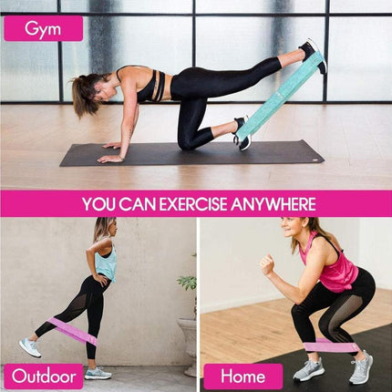 Fitness band [set of 3] Fitness bands / resistance bands set Loop band for 3 resistance levels for buttocks and legs, resistance hip bands