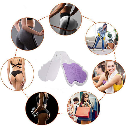 Hip Trainer, Thigh Master, Pelvic Floor Strengthening Device Women, Trainer for Postpartum Rehabilitation, Thigh Toner Workout Exerciser - Purple