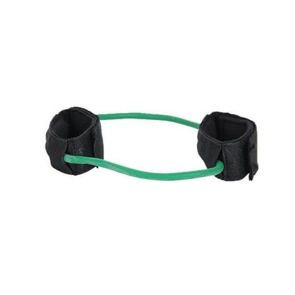 Leg Resistance Band Exercise Cord with Non-Slip Padded Ankle Cuffs - Green