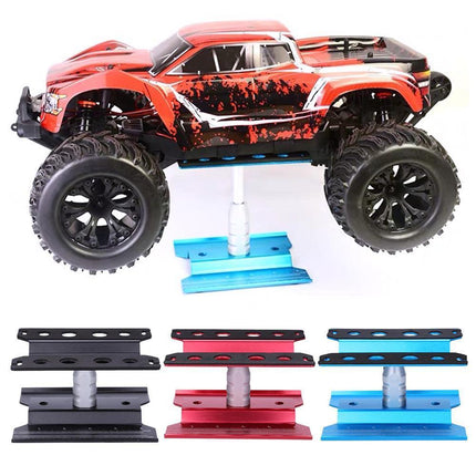 Metal Repair Station Stand Platform for 1/8 1/10 1/16 Remote Control Crawl Car Blue