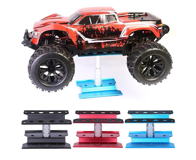 Metal Repair Station Stand Platform for 1/8 1/10 1/16 Remote Control Crawl Car Blue – product detail