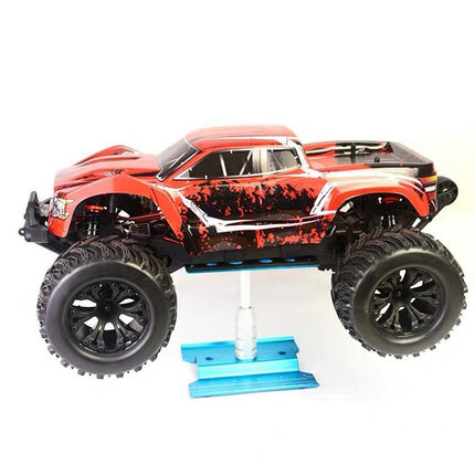 Metal Repair Station Stand Platform for 1/8 1/10 1/16 Remote Control Crawl Car Blue