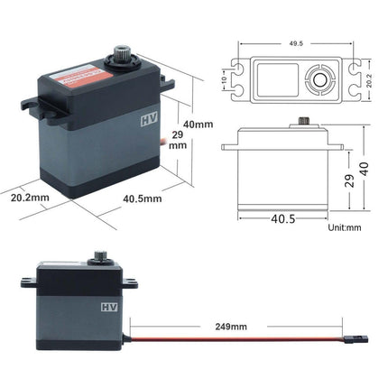 Model Servo Durable Practical Universal Eco-friendly High Hardness Multipurpose Plastic/Metal High-speed 36KG Large Torque Accessories