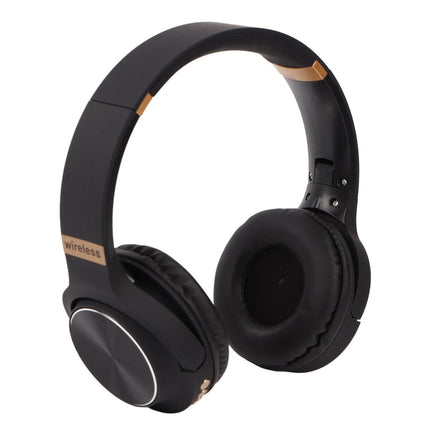 Foldable Bluetooth Headset Multifunction Noise Canceling HiFi Stereo Wireless Bluetooth Headphones Black