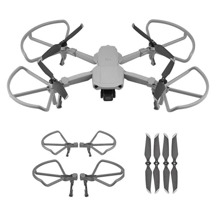 Propeller Blade Guard Circles Protector Accessories Kit for DJI Mavic Air 2 Grey Silver