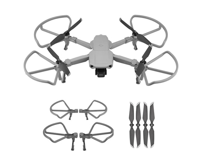 Propeller Blade Guard Circles Protector Accessories Kit for DJI Mavic Air 2 Grey Silver V1263-JX-1282