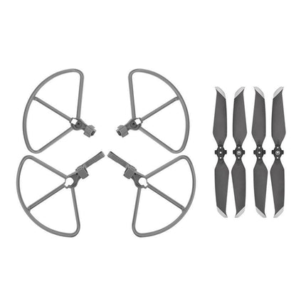 Propeller Blade Guard Circles Protector Accessories Kit for DJI Mavic Air 2 Grey Silver