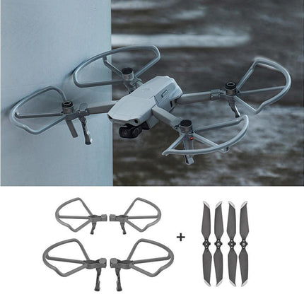 Propeller Blade Guard Circles Protector Accessories Kit for DJI Mavic Air 2 Grey Silver