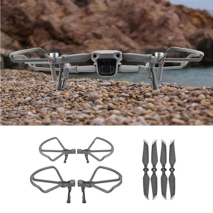 Propeller Blade Guard Circles Protector Accessories Kit for DJI Mavic Air 2 Grey Silver