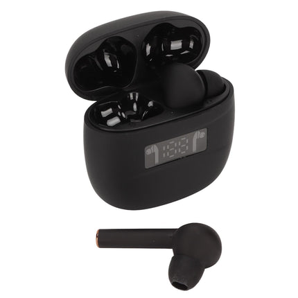 Language Translator Earbuds Support 144 Languages Online Translation Wireless Translator Device with Digital Display Black