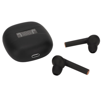 Language Translator Earbuds Support 144 Languages Online Translation Wireless Translator Device with Digital Display Black