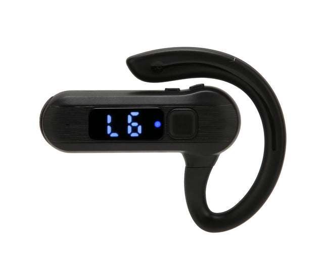 Single Ear Bone Conduction Headset Digital Display Voice Control Answering Wireless Earphone for Sports
