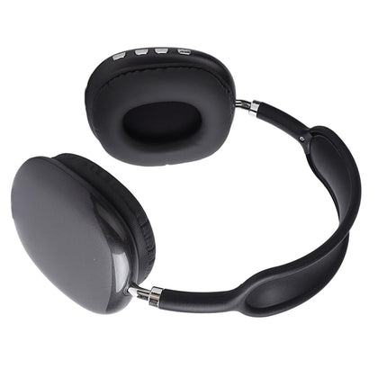 Wireless Bluetooth Headset Bluetooth 5.0 and EDR Stereo Noise Cancelling Lightweight Foldable Bluetooth Headphone Black Type 1