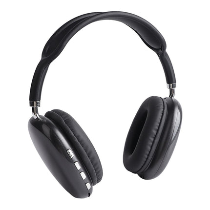 Wireless Bluetooth Headset Bluetooth 5.0 and EDR Stereo Noise Cancelling Lightweight Foldable Bluetooth Headphone Black Type 1