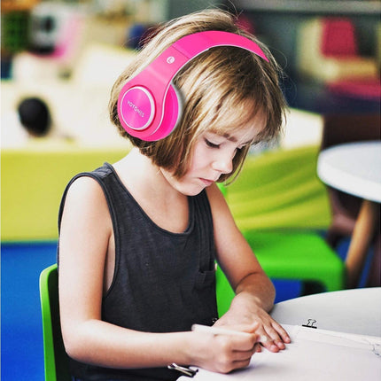 babies Bluetooth Headphones - Volume Limited Foldable - Wireless Headphones with Mic