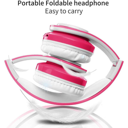 babies Bluetooth Headphones - Volume Limited Foldable - Wireless Headphones with Mic
