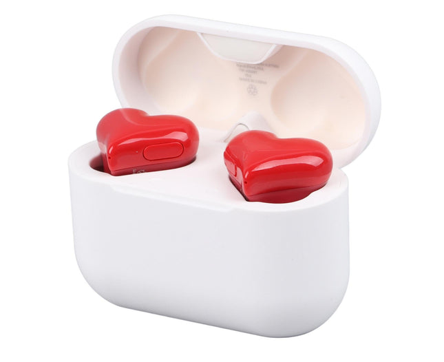 Wireless Earbuds Multifunction Stylish Lightweight Noise Canceling Stereo Heart Shaped Bluetooth Earphones – product detail